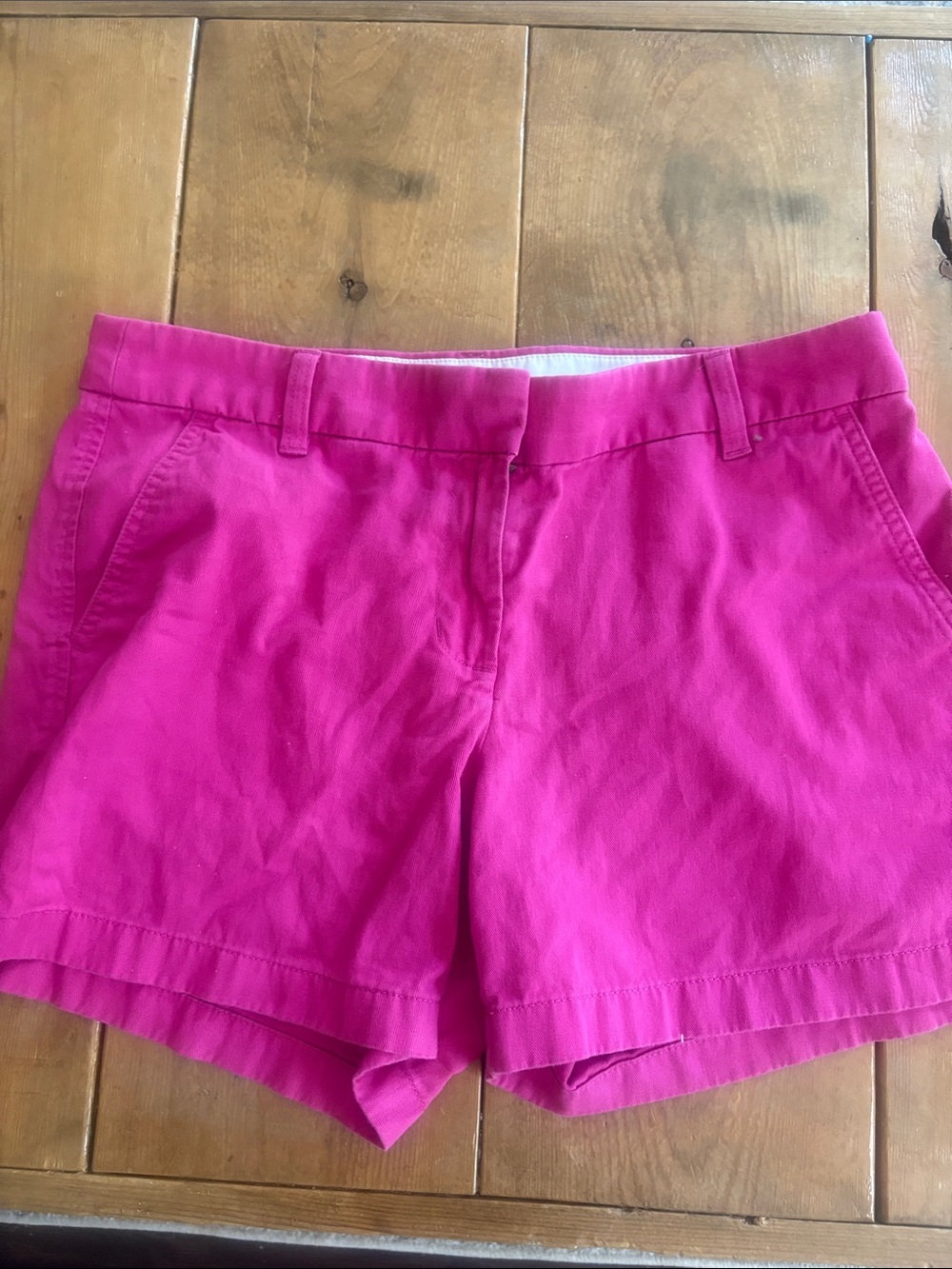 Women's Hot Pink Chino Shorts